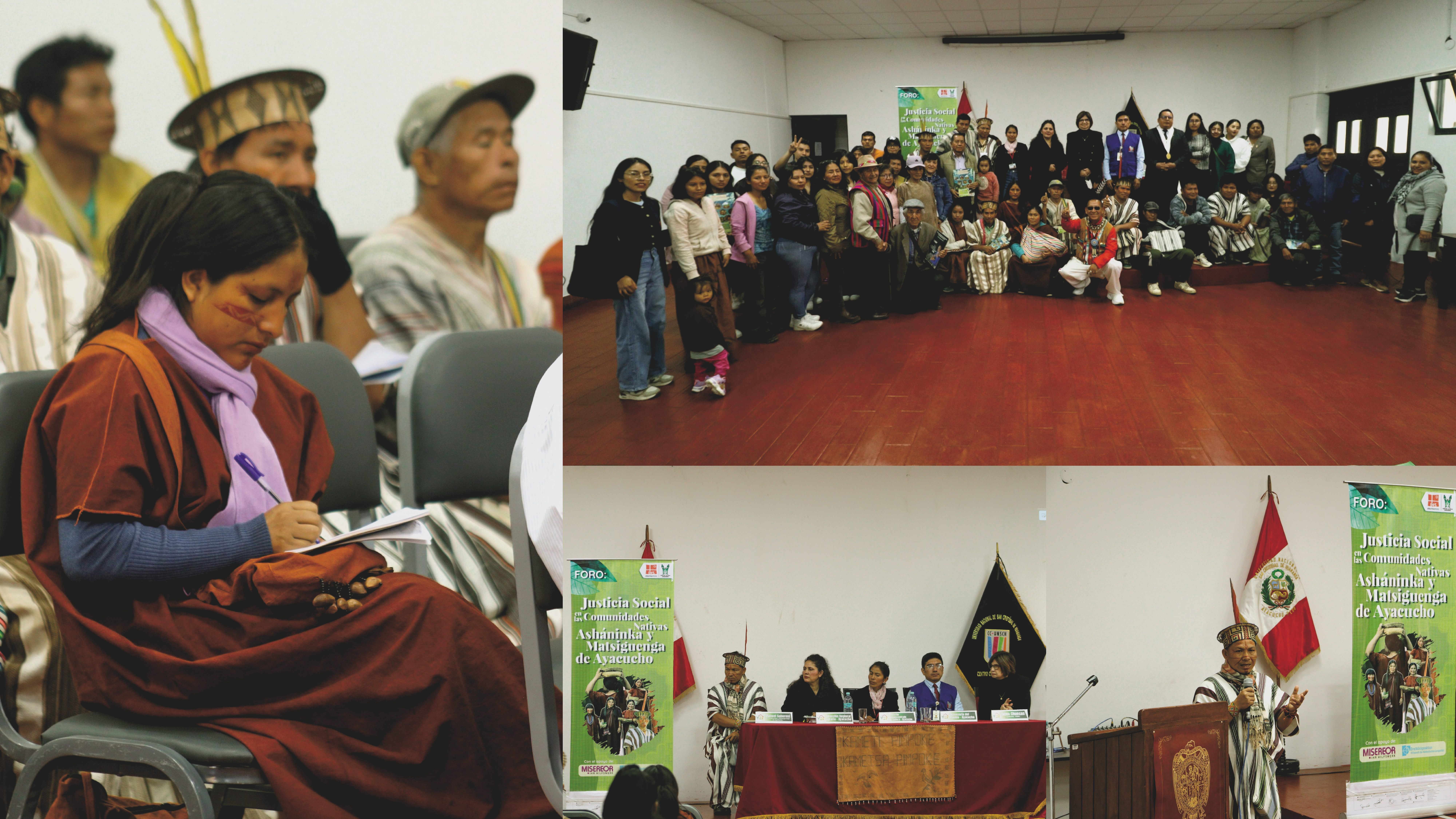 Foro: Justicia Social en las Comunidades Nativas de Ayacucho